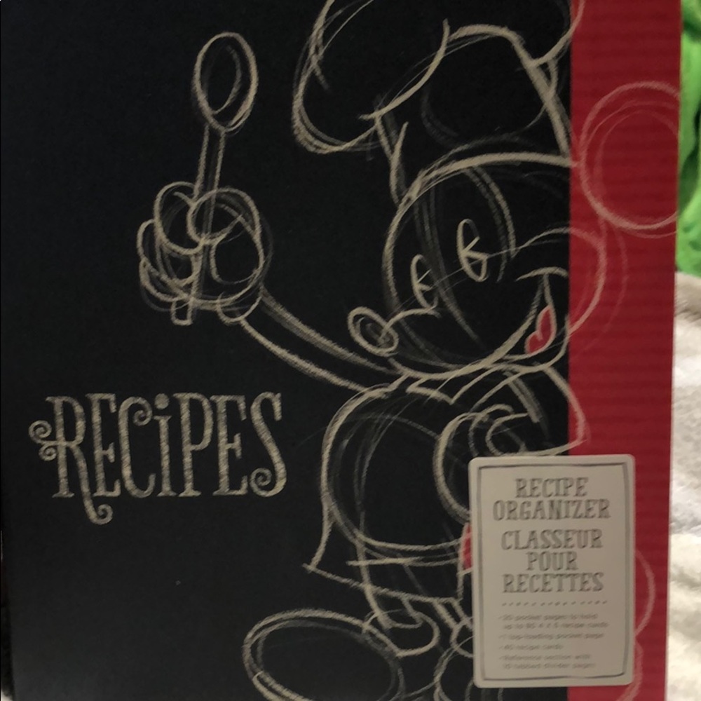Mickey recipe organizer
